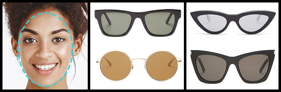 Окуляри по формі обличчя