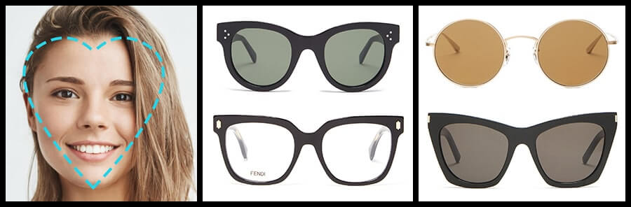 Окуляри по формі обличчя