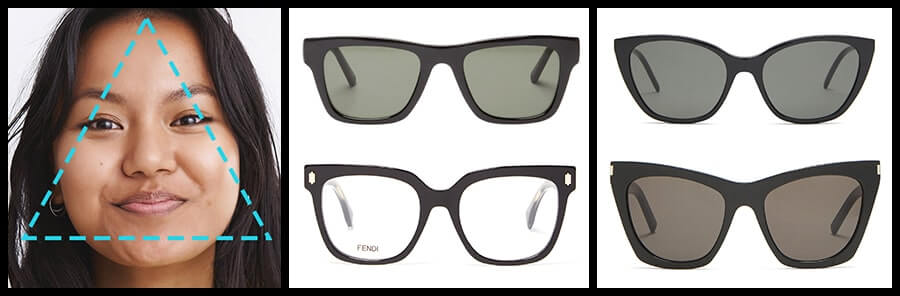 Окуляри по формі обличчя